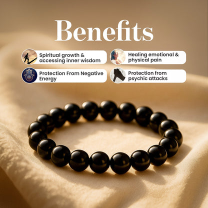 Richie Rich Combo (Pyrite bracelet + Black Obsidian Bracelet)